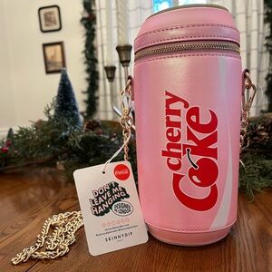 Cherry Coke SkinnyDip Purse W/ Chain TikTok Viral! NEW W/ Tags!